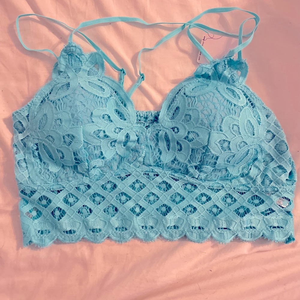 Aqua blue bralette